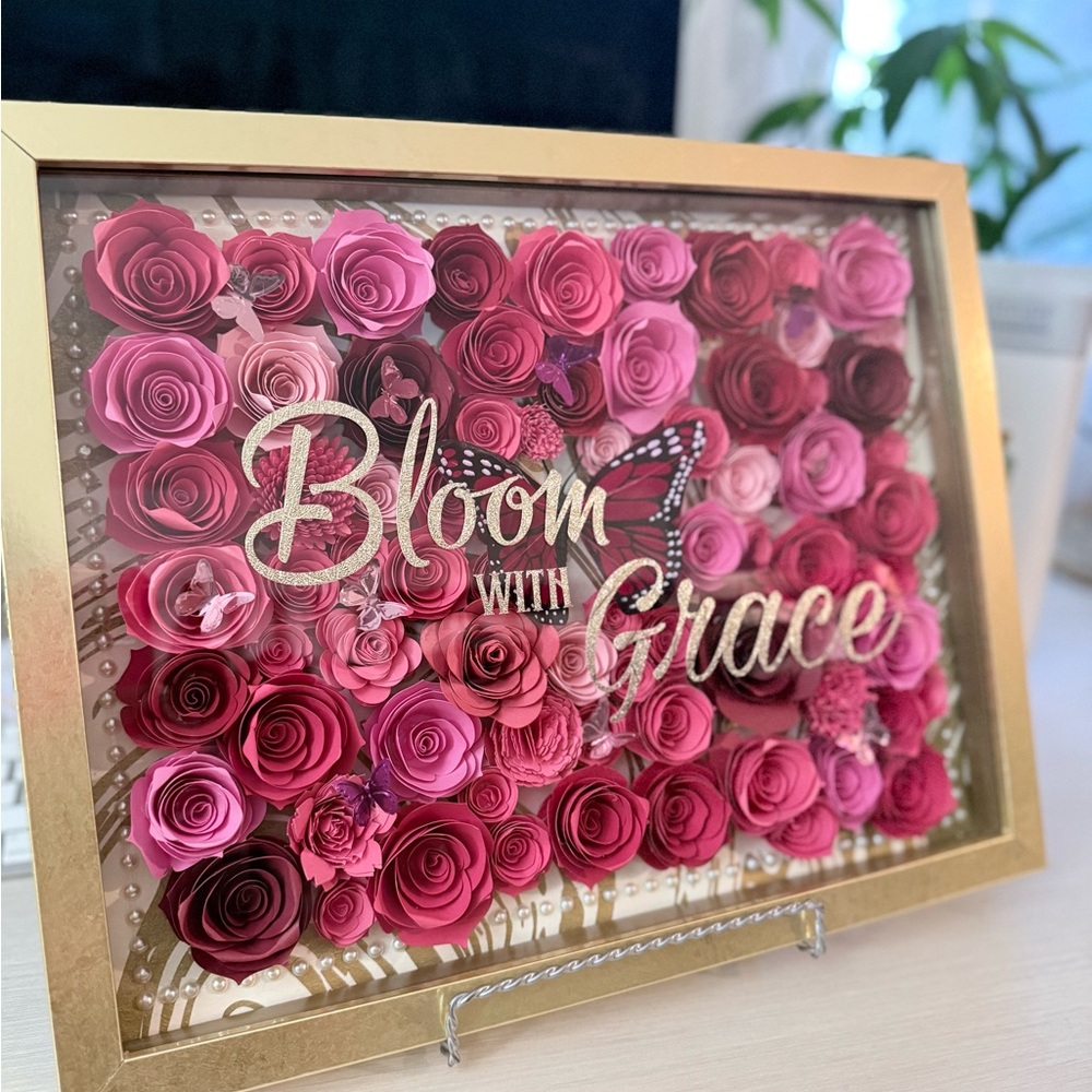 Bloom with Grace Floral Wall Art
